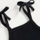 thumbnail image 4 of Conjunto De Ropa De 3 Piezas Baby Girl Knitting Jumpsuits Shorts Diadema para ropa de niño (Black 12-18M) Kuymtek para Niña Negro T M, 4 of 7