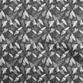 thumbnail image 1 of oneOone Cotton Poplin Gray Fabric Tropical Leaf Sewing Material Print Fabric By The Yard 56 Inch Wide, 1 of 5