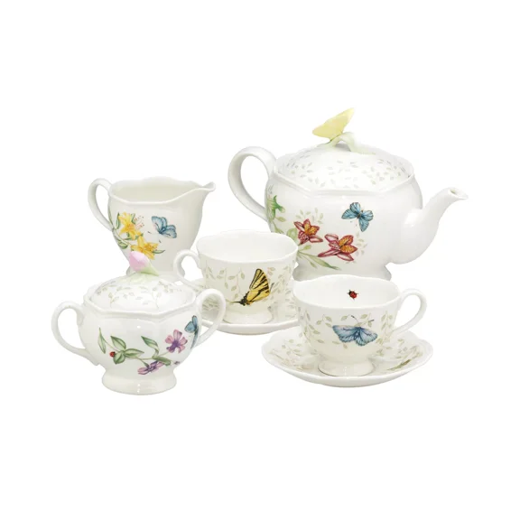 Lenox Butterfly Meadow® 9-piece Tea Set, Service for 2