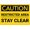 Warning Sign 6, variant on Caution Radio Frequency Right Arrow Sign - 8"x12" Premium Rust-Free Sun-Proof Aluminum Yard Sign for House