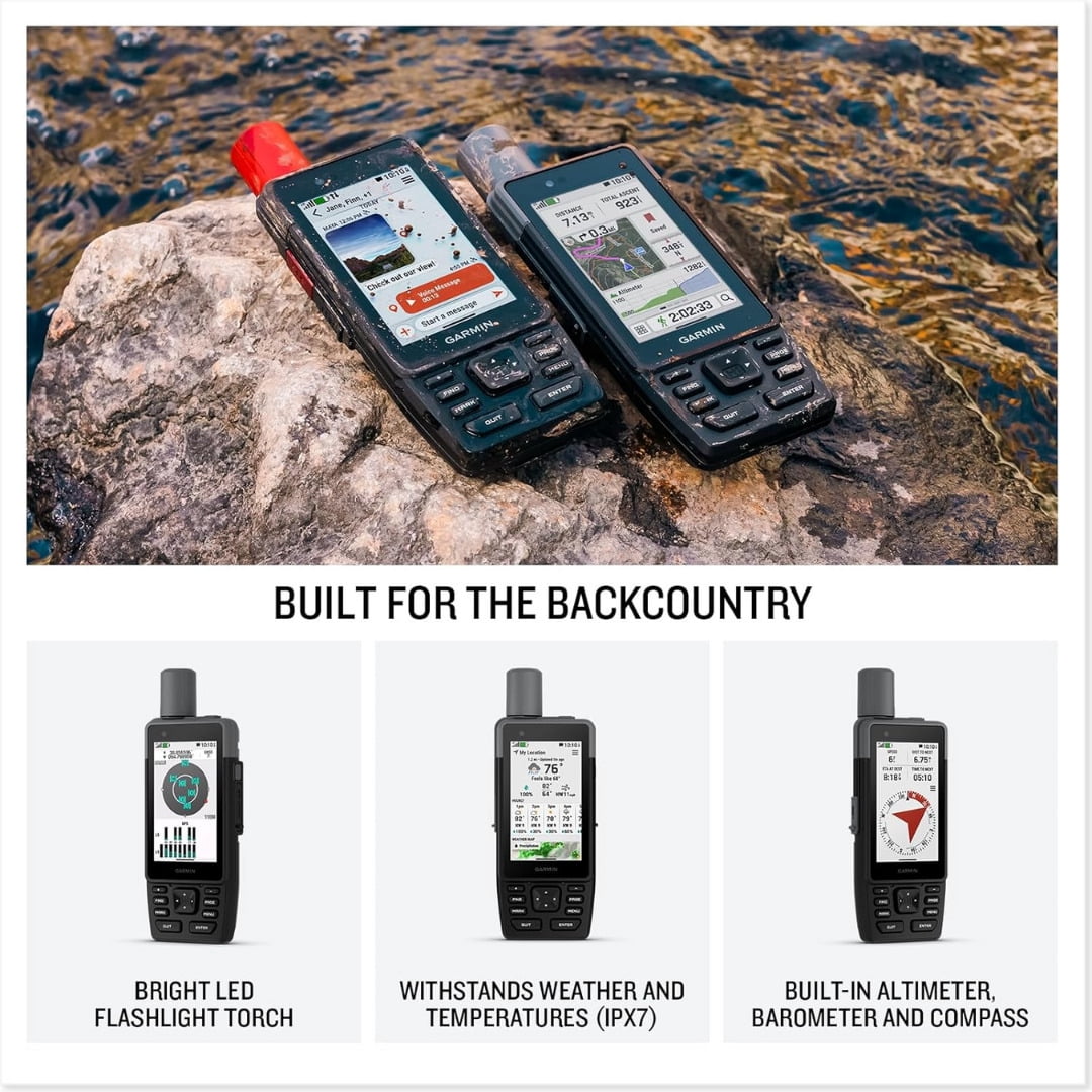 Garmin GPSMAP H1 Premium Handheld GPS Navigator Bundle with 128GB MicroSD Card (2-Item)