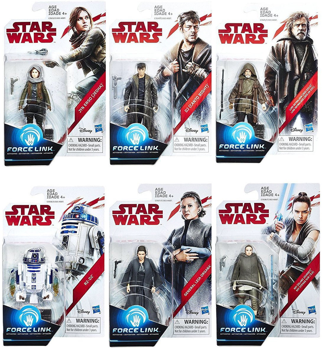 Star Wars The Last Jedi 3 3/4-Inch Action Figure 2-Packs 