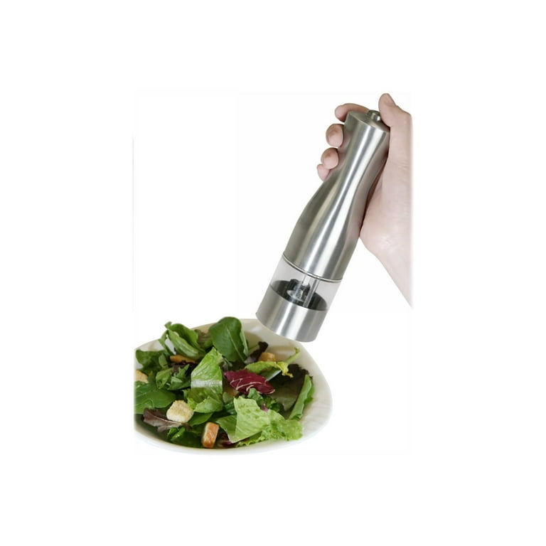iTouchless 2-pk. Electronic Stainless Steel Pepper & Salt Mill