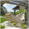 thumbnail image 3 of Vivere Authentic Brazilian Double Cotton Hammock, Outdoor Hanging Daybed, Costa, 3 of 5