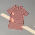 thumbnail image 4 of Tops deportivos de secado rápido para mujer, camiseta de manga corta para Fitness, correr, Yoga, transpirable, elástica, transpirable, 4 of 6