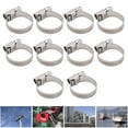 thumbnail image 4 of Clips de Tuyau, Clips de Tuyau 10 Pcs Excellente Finition 14-17mm Design Hexagonal avec Trou pour Tuyaux, 4 of 8