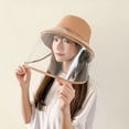 thumbnail image 2 of Adults Face Protection Fisherman Hat Women Men Face Protection Cap with Detachable Transparent Shield Screen, 2 of 8