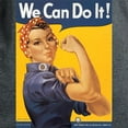 thumbnail image 3 of CafePress - We Can Do It WWII T Shirt - Women's Traditional Fit Dark T-Shirt, 3 of 4