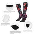 thumbnail image 3 of Naloa Paisley Knee Socks, High Socks Long Stretchy Sock Women Knee High Stocking, Long Socks for Women, 3 of 6
