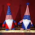 thumbnail image 2 of American Flag Colored Plush Gnome, Patriotic Home Decor, 2 of 4
