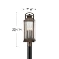 thumbnail image 4 of Hinkley Lighting - Three Light Outdoor Lantern - Revere - 3 Light Medium Outdoor, 4 of 4