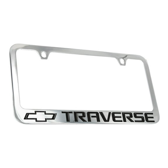 Chevrolet Traverse Chrome Plated Metal License Plate Frame Holder