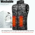 thumbnail image 4 of Unisex Electric Heated Jackets Windproof for Winter Sports Hiking (Multicolor XL, 4 of 7