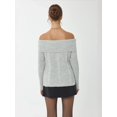 thumbnail image 5 of Off Shoulder Knitted Sweater, 5 of 6