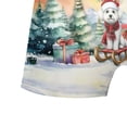 thumbnail image 5 of Merry Christmas Santa Reindeer Antlers Bichon Frise Sleigh Xmas Winter Holiday All Over Print Boxer Briefs Underwear for Men Dad Bichons Dog Lovers Gifts Idea - 00023, 5 of 6
