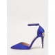 thumbnail image 3 of opean And American Style Luxurious & Women's Shoes, Stiletto High Heels With Metal Flower Decoration, Pointed Toe Satin Ankle Strap Sandals, L, 3 of 4
