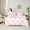 Pink Gingerbread Man, variant on Feelyou Kawaii Cartoon Bedding Comforter Set 7pcs for Teen, Princess Love Heart Queen Bedding Sets, Romantic Christmas Style Reversible Queen Sheet Sets, Ultra Soft Home Decor