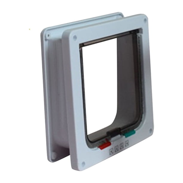 Puerta de Plástico ABS Xihbxyly Instalación de Apertura para Perro