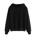 thumbnail image 4 of Hoodies Woman Autumn Winter Hoodies Sweatshirt Pullover Tops Long Sleeve Comfy Tops, 4 of 6