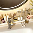 thumbnail image 4 of TFYZYY Freestanding Sink Faucet Storage Rack U-Cutout Bathroom Organizer Shelf for Makeup Bottles, Toothbrushes, and Toiletries No Drill Countertop Solution, 4 of 6
