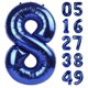 thumbnail image 1 of Globo Número 8 Azul Noche 102 cm Foil Upgesy, 1 of 6