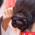 thumbnail image 2 of Peine de pelo largo para mujer, peine de hierro para moño Updo, peine para dientes, 6 uds., 2 of 4