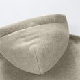 thumbnail image 5 of Oversized Sweatshirt For Men Full Zip Up Winter Cotton Solid Color Hoodies Heavyweight Hooded Jacket With Pocket, 5 of 8