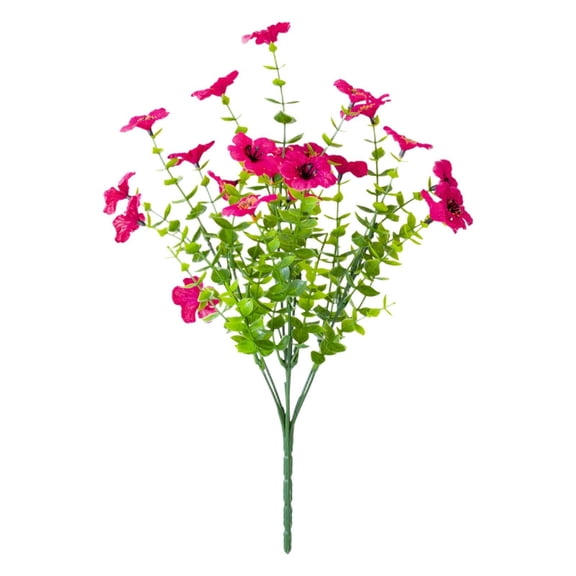 Clearance Under $10 Artificial flowers, Artificial Faux Plants Flowers Outdoor Spring Summer Decoration Colorful Realistic For Outside Home Planter Porch Patio Yard Decor