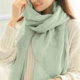 thumbnail image 2 of Shawls and Wraps for Evening Dresses Soft Tulle Tassel Scarf Formal Dress Bride Bridesmaid Shawl For Wedding Solid Color Long Scarf Pashmina Wraps for Women, 2 of 4