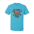 thumbnail image 3 of Colorful Neon Be Brave Dreamcatcher | Dean Russo Art Pop Culture Men's T-Shirt, Light Turquoise, Medium, 3 of 6