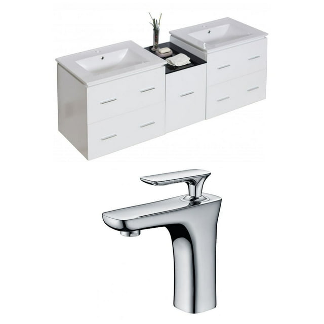 American Imaginations 61.5-in. W Vanity Set AI-8486
