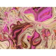 thumbnail image 3 of Butcher, Sarah 24x19 Black Modern Framed Museum Art Print Titled - Pink and Tan Paint Pour, 3 of 5