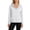 Blue, variant on Womens Long Sleeve Shirts Sun Protection Solid Color Long Sleeved Hooded Zipper Cardigan Ice Silk Thin Sunscreen Jacket