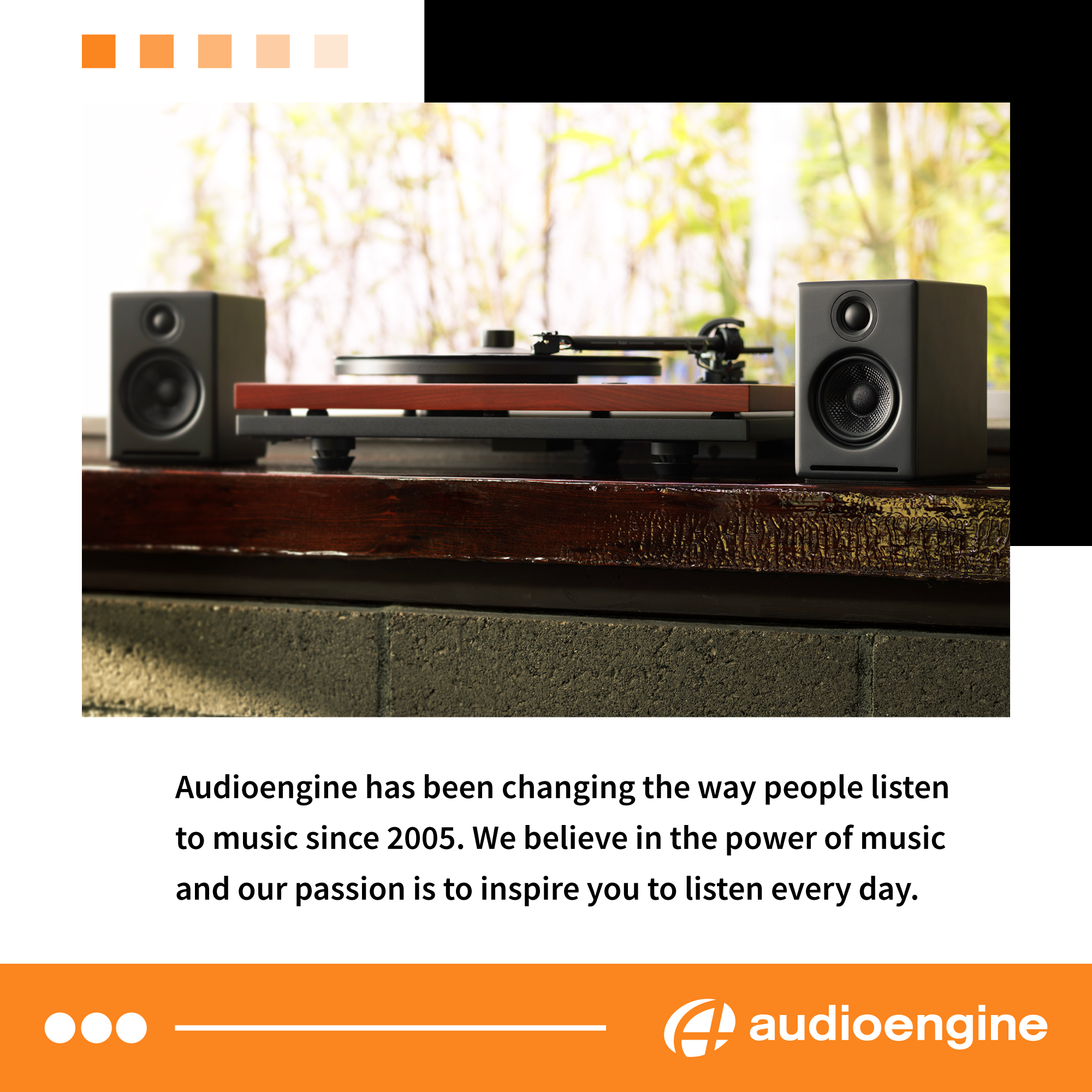 Audioengine A2+ 60W Desktop Wireless Bluetooth Speakers - image 3 of 7
