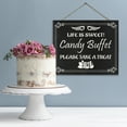thumbnail image 5 of JennyGems Candy Buffet Wood Stand Up Sign for Wedding Reception, Birthday, Anniversaries, Bridal Showers, Baby Shower Parties - Wall Display for Candy Table Bar, 5 of 12