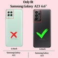 thumbnail image 3 of for Samsung Galaxy A23 5G Case with HD Screen Protector Shockproof Protection, Love Heart Plating Girly Women Cute Soft TPU Luxury Elegant Case for Galaxy A23 4G/5G, Blue, 3 of 12