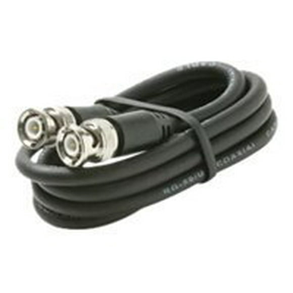 Steren - Câble Réseau - BNC (m) à BNC (m) - 12 Pieds - coaxial - RG-58/RG-59/RG-6 - Échalotés
