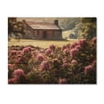 thumbnail image 3 of Designart "Rhododendron Blooms on the Farm I" Floral Print on Natural Pine Wood, 3 of 5