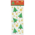 thumbnail image 2 of 20 Cellophane Party Bags - Golden Christmas Trees (Xmas) by Partyrama, 2 of 3