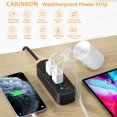 thumbnail image 3 of Protector contra sobretensiones Power Strip CAKINKON Outdoor, 3 tomas de corriente alterna, 3 of 8