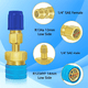 thumbnail image 4 of Adaptador de Conexión Rápida para R1234YF/R12 A R134A, Conector Adaptador de Lado Alto/Bajo para Aire Acondicionado de Coche., 4 of 5