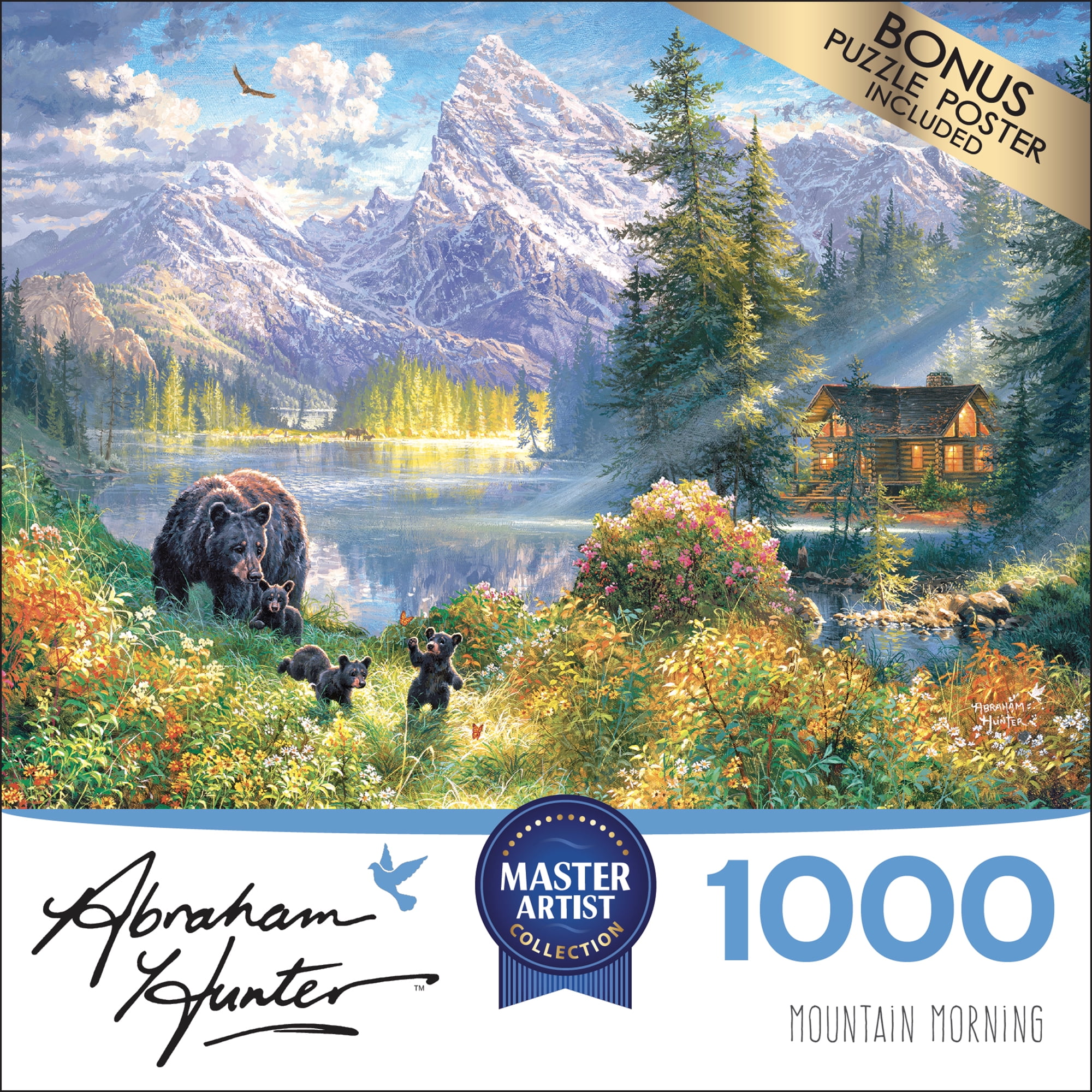 CraZArt Abraham Hunter 1000Piece Mountain Morning Adult Jigsaw