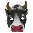 thumbnail image 1 of KAKOWELY Máscara de cosplay moldeada de vaca, máscara de mascarada, máscara de cabeza de animal, accesorio para disfraz de cosplay, 1 of 5