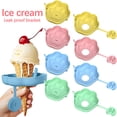 thumbnail image 1 of Soporte para helados para niños | Soporte de bocadillos de silicona a prueba de fugas | Base de palitos de paleta de plástico reutilizable | Vaso de paleta sin goteo para niños | Material duradero, 1 of 7