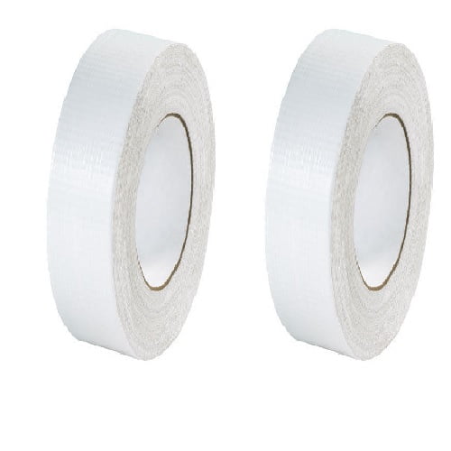 Duct Tape (2 Rolls) White 1.89' x 60 Yards - Code Auto Tool and Restoration Supply