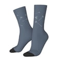 thumbnail image 1 of Balery White Dandelion Calcetas Largas con Estampado para Hombre y Mujer – Suaves y Transpirables, Talla Única (US 5-11), 1 of 6