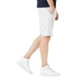 thumbnail image 3 of Men's Bermuda Shorts for Gym Wear Soft Causal Plain Jersey Drawstring & Pockets (M, Gray), 3 of 3