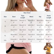 Naittoop Sexy Lace Pajama Set for Women 2 Piece Knitted Thread Short Sleeve Shorts Pajamas for Lounge, Sleep and Home Wear