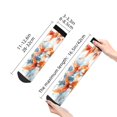thumbnail image 4 of Naloa Three Goldfish Watercolor Splash Ankle Socks for Women Non Slip Socks No Show Socks Classic Low Cut Casual Socks Casual Socks, 4 of 7