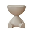 thumbnail image 1 of Table de Nuit Moderne Grise avec Rangement à Dessus Relevable, Table d'Appoint Ronde pour Chambre, Salon, Balcon, Bureau, Table d'Accent avec Compartiment Caché, Déco Maison Multifonctionnelle, 1 of 7